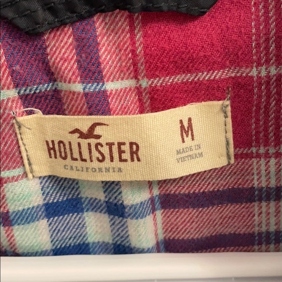 Hollister Navy Blue/Black Windbreaker Jacket - Picture 2 of 10